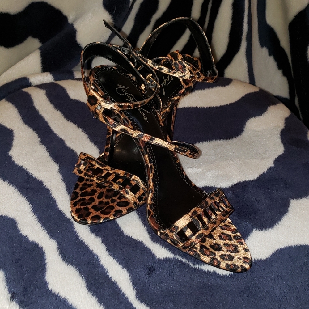 Leopard sandals